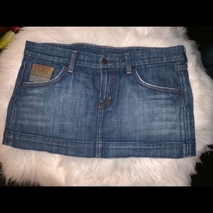 Citizens Of Humanity low rise jean skirt.